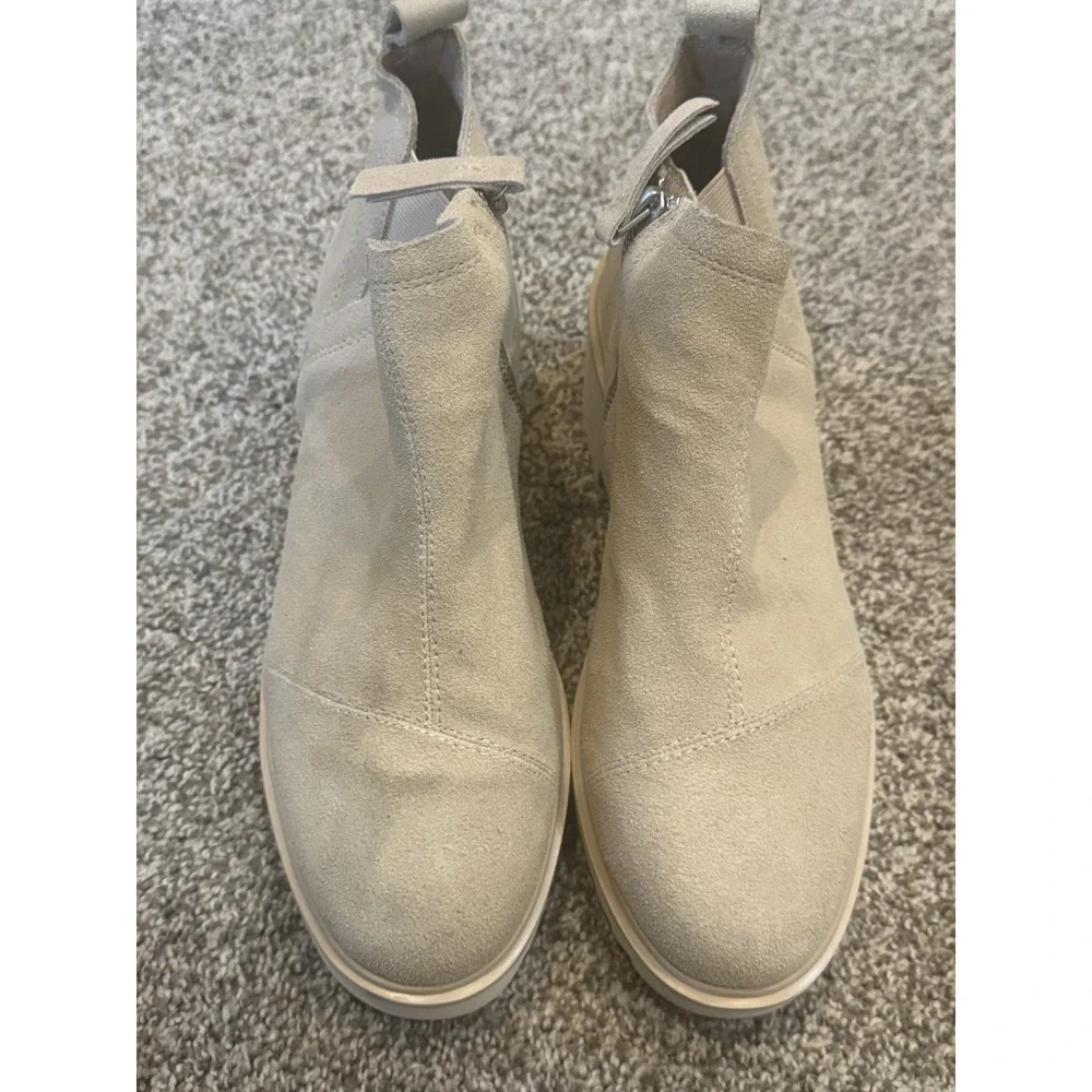 Tom's Maude‎ Wedge Bootie In Natural Size 9.5W